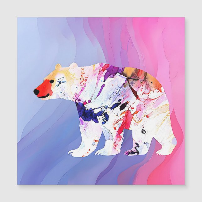 El Explorador Ártico Pastel en Acuarela (Anverso)