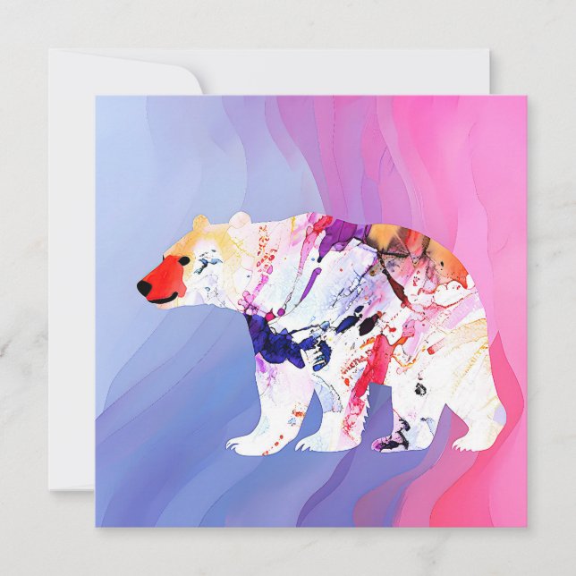 El Explorador Ártico Pastel en Acuarela (Anverso)