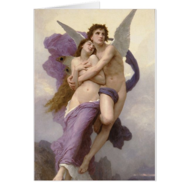El éxtasis de la psique de Guillermo Bouguereau (Frente)