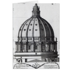 El exterior de la bóveda de San Pedro, Roma