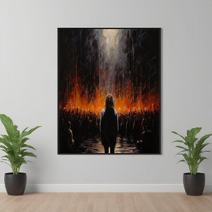 El Exterior: Dramático arte abstracto