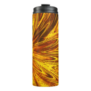 El extracto termal del vaso alinea la flor