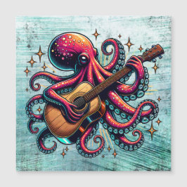 El extraño Octopus Personalizado tocando la guitar
