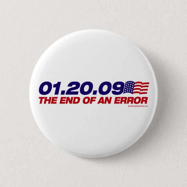 El extremo de un botón del error (Anverso)