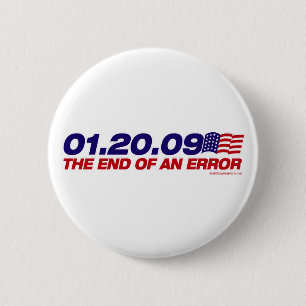 El extremo de un botón del error