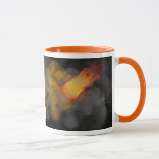 El extremo es cerca taza