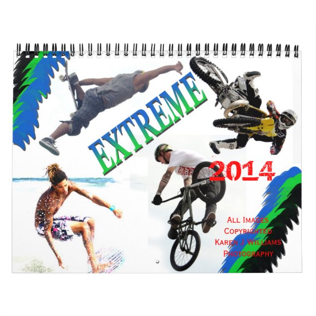 El extremo se divierte el calendario 2014, POR (Tapa)