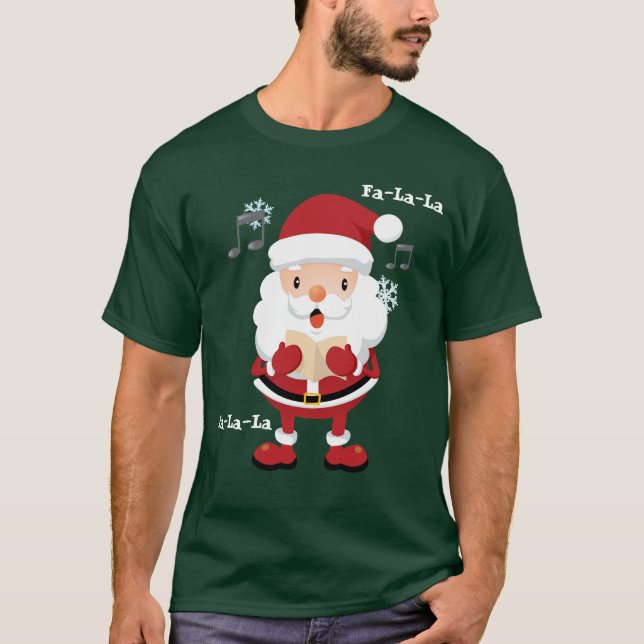 El Fa-La-La Santa embroma la camisa para el (Anverso)