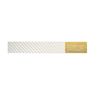 El falso Relieve metalizado dorado brillante raya