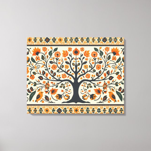 El famoso arte madhubani (Anverso)