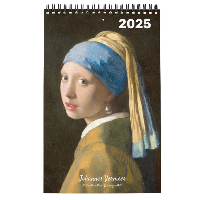 El famoso calendario de pintura de Vermeer (Tapa)