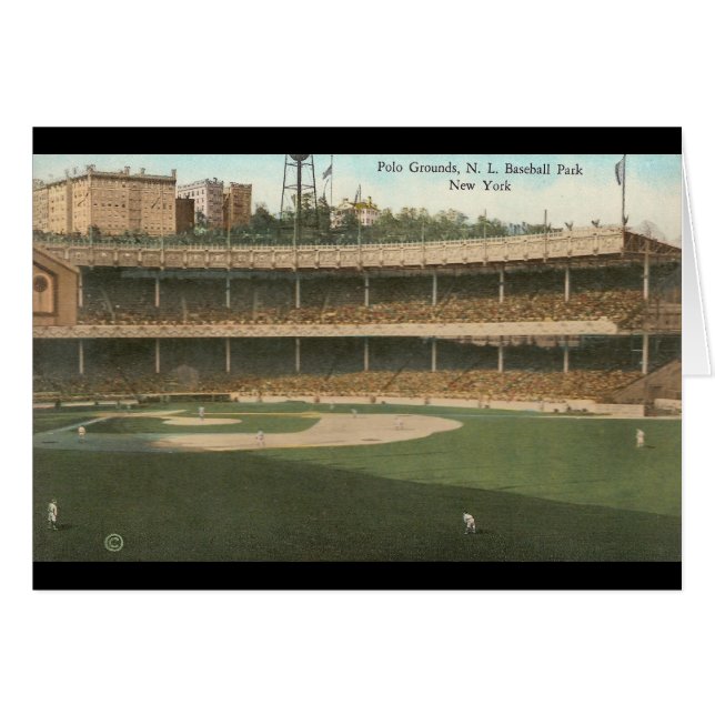 El famoso parque de béisbol Polo Grounds, Nueva Yo (Anverso (Horizontal))
