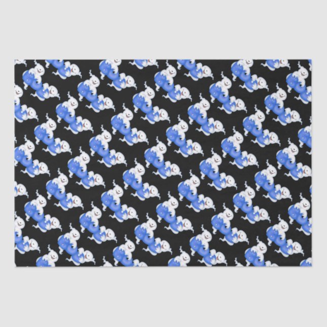 El fantasma del abucheo de Halloween tejó el papel (Anverso)