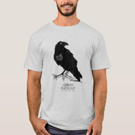 El fantasma en mi camiseta del "cuervo" de la