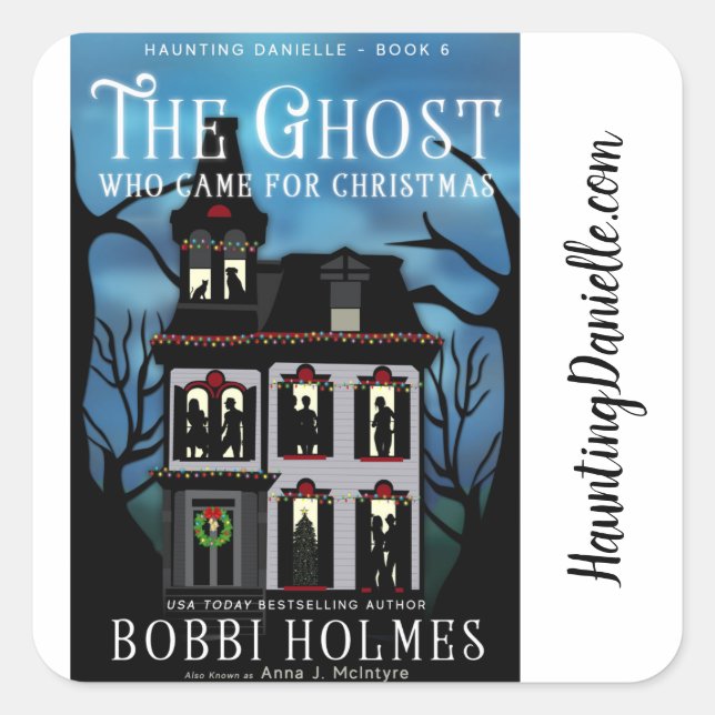 El fantasma que vino por las pegatinas de Navidad (Anverso)