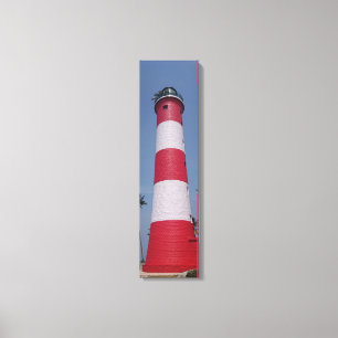 El faro de Kovalam, el lienzo vertical exterior