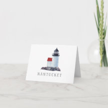 El faro de Nantucket Brant Pt Blank