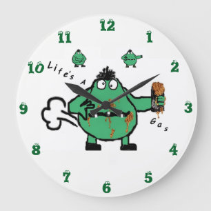 El Farting "vida es reloj de pared de un gas"