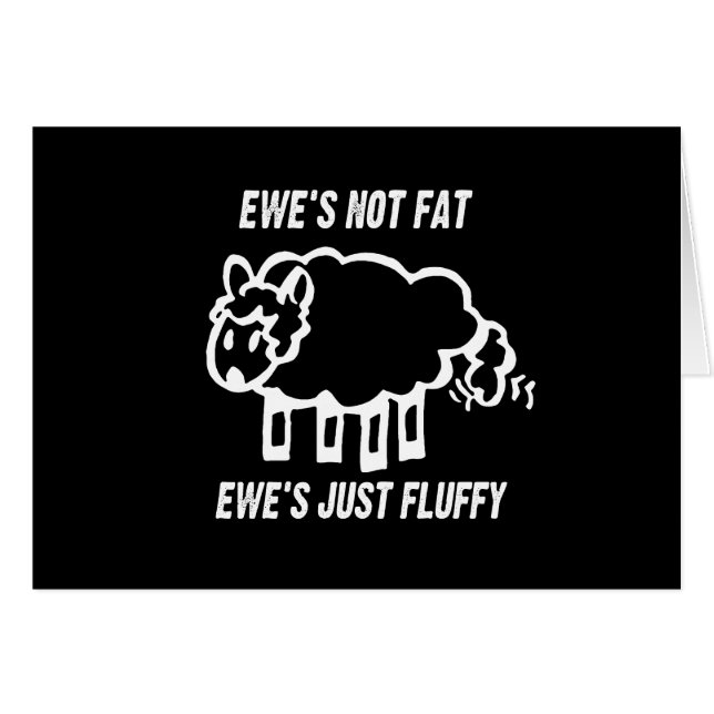 El FAT de la OVEJA NO, la camiseta MULLIDA JUSTA (Anverso (Horizontal))