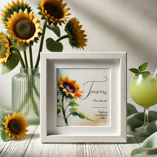 El Favor Del Girasol Firma La Decoración De La Bod