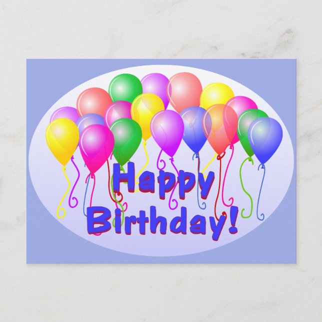 El feliz cumpleaños hincha la postal (Anverso)