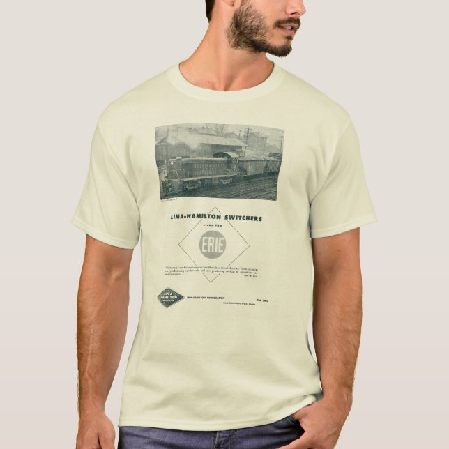 El ferrocarril de Erie utiliza la camiseta de los (Anverso)