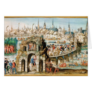 El festival real de la entrada de Enrique II en