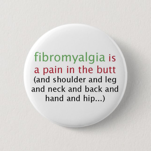 El Fibromyalgia es un botón del dolor (Anverso)