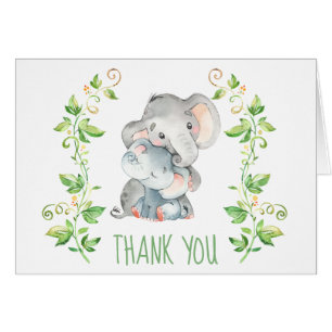 El fiesta de Baby Shower del elefante le agradece