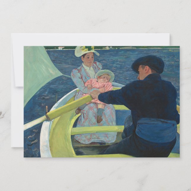 El Fiesta de los barcos | Mary Cassatt (Anverso)