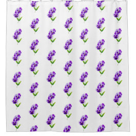 "El Fiesta Pansy" en una cortina de ducha (II)