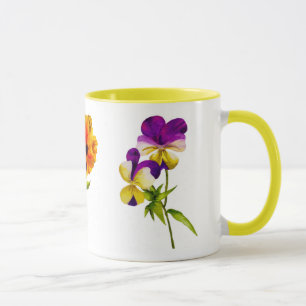'El Fiesta Pansy' en una taza de trabajo (I)