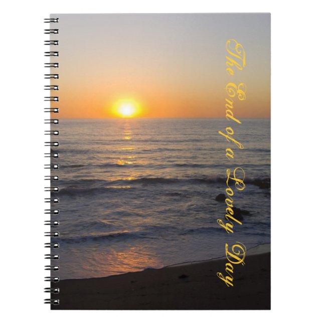 El fin de un precioso cuaderno de notas (Frente)