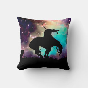 El fin del Cojín decorativo de la silueta de sende