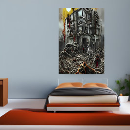El fin del mundo | Poster de arte de IA