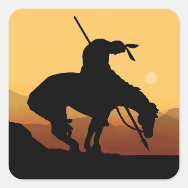 El fin del Pegatina estacionario de silueta en el  (Anverso)