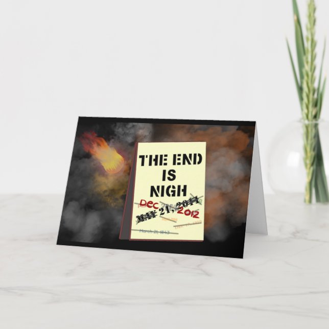 El final es la tarjeta de felicitación nocturna (Anverso)