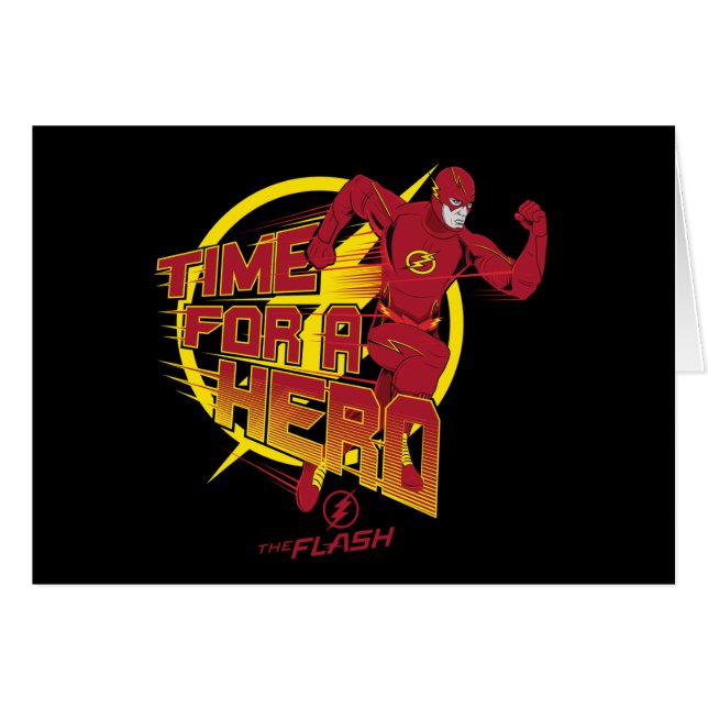 El Flash | Gráfico "Tiempo Para Un Héroe" (Anverso (Horizontal))