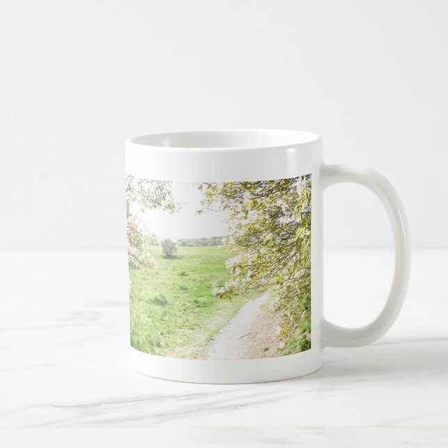 El flor panorámico ve la taza del canal (Derecha)