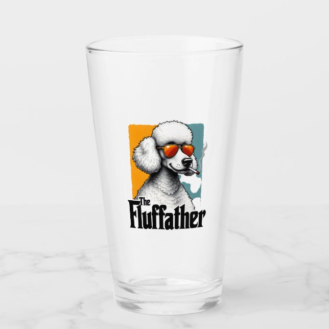 El Fluffather Poodle Vintage Divertido Perro Mafia (Anverso)