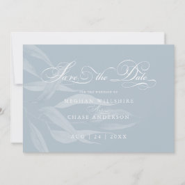 El follaje blanco moderno sobre el azul turbio