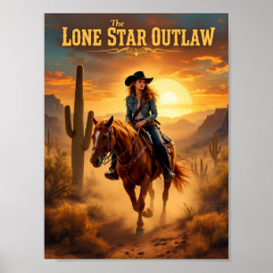 El Forajido de la Estrella Solitaria - Póster de v