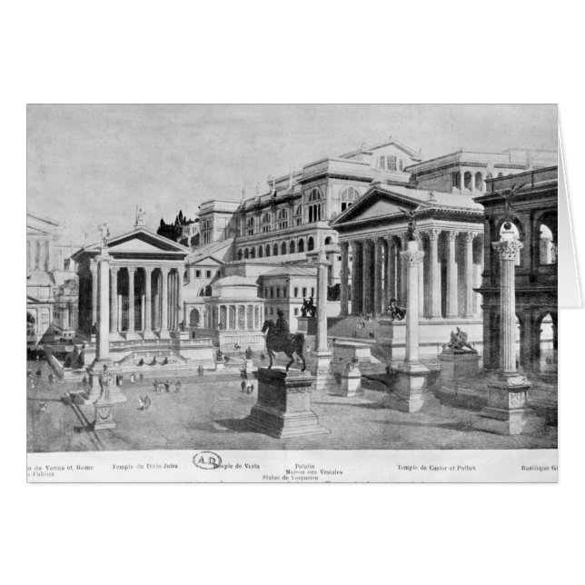 El Foro Romano de la Antigüedad (Anverso (Horizontal))