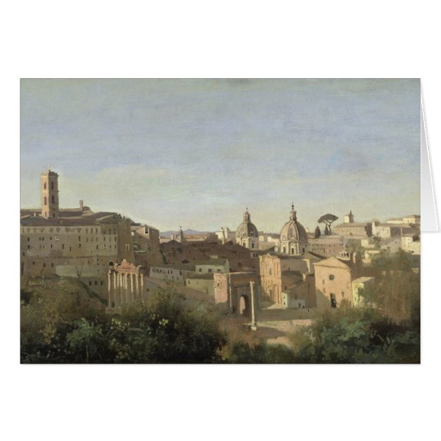 El foro visto de los jardines de Farnese (Anverso (Horizontal))