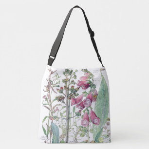 El Foxglove botánico del vintage florece la bolsa