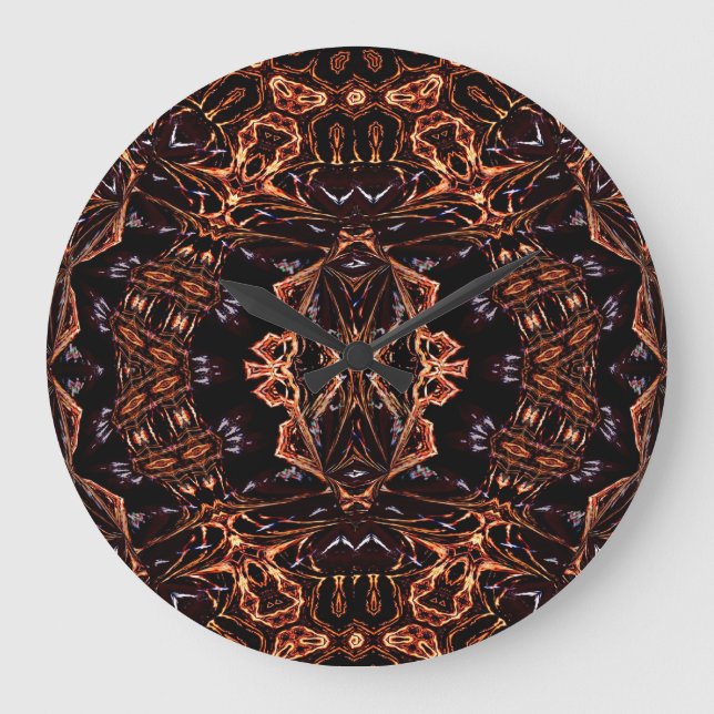 El fractal psicodélico flamea el reloj (Anverso)