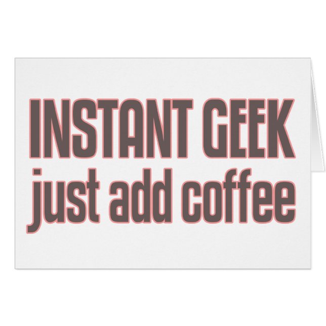 El friki inmediato apenas añade el café (Anverso (Horizontal))