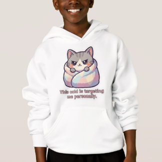 "El Frío Me Está Atacando" Sudadera con Capucha pa