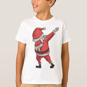 El frotar divertido del navidad de la camiseta de