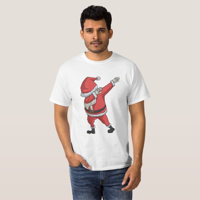 El frotar divertido del navidad de la camiseta de (Anverso completo)